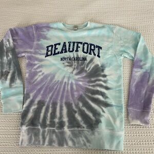 Beaufort NC Tie-Dye Crewneck